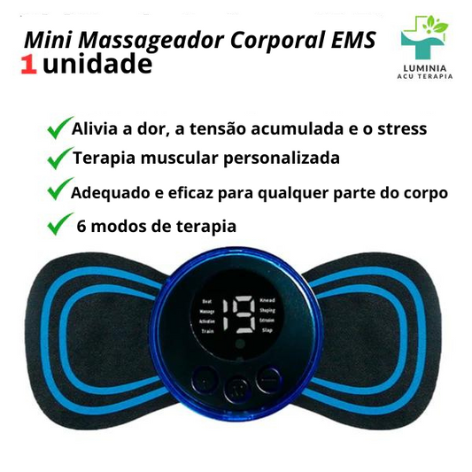 Mini Massageador Corporal EMS